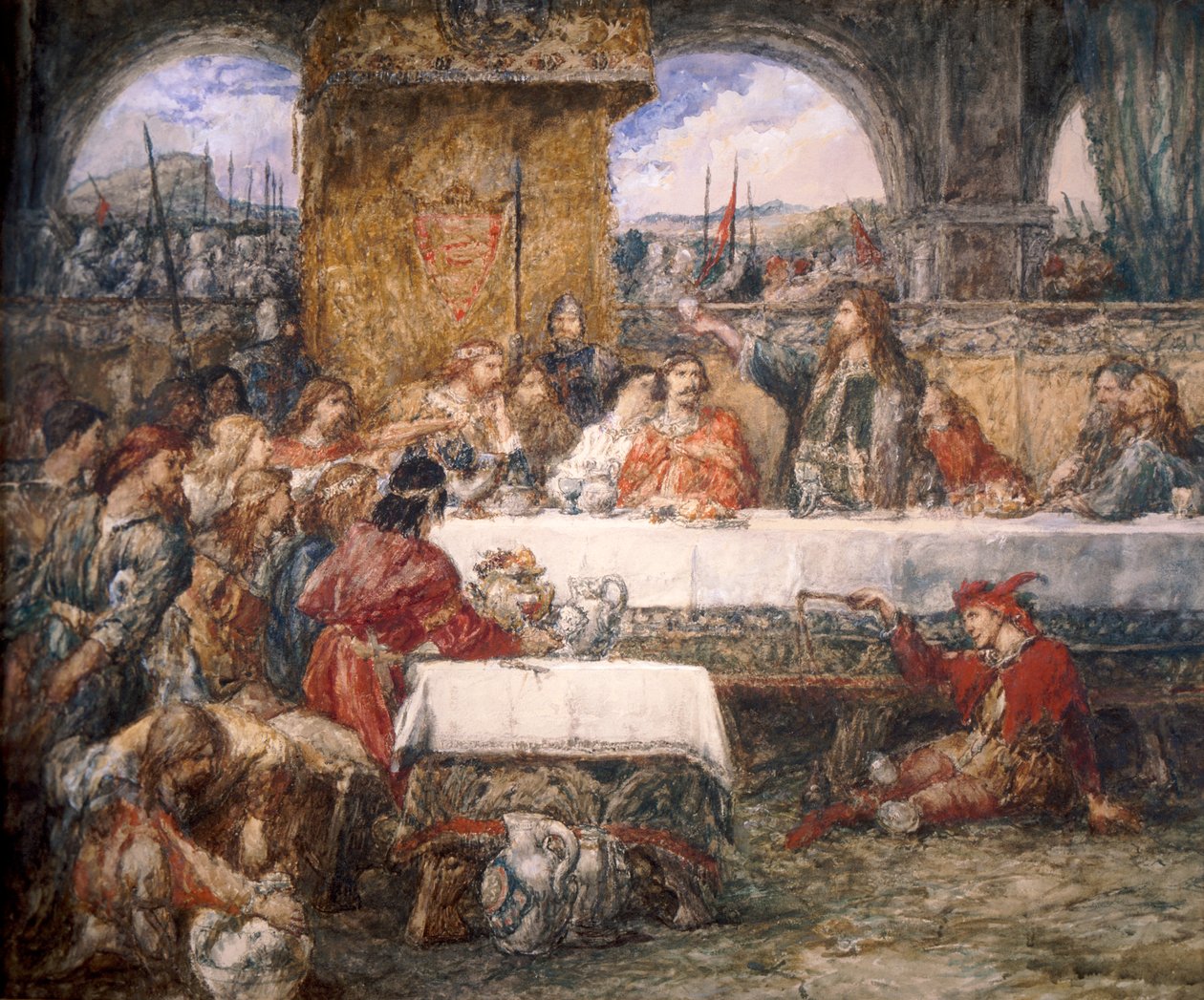 "Cedrics skål", 1859. av Sir John Gilbert