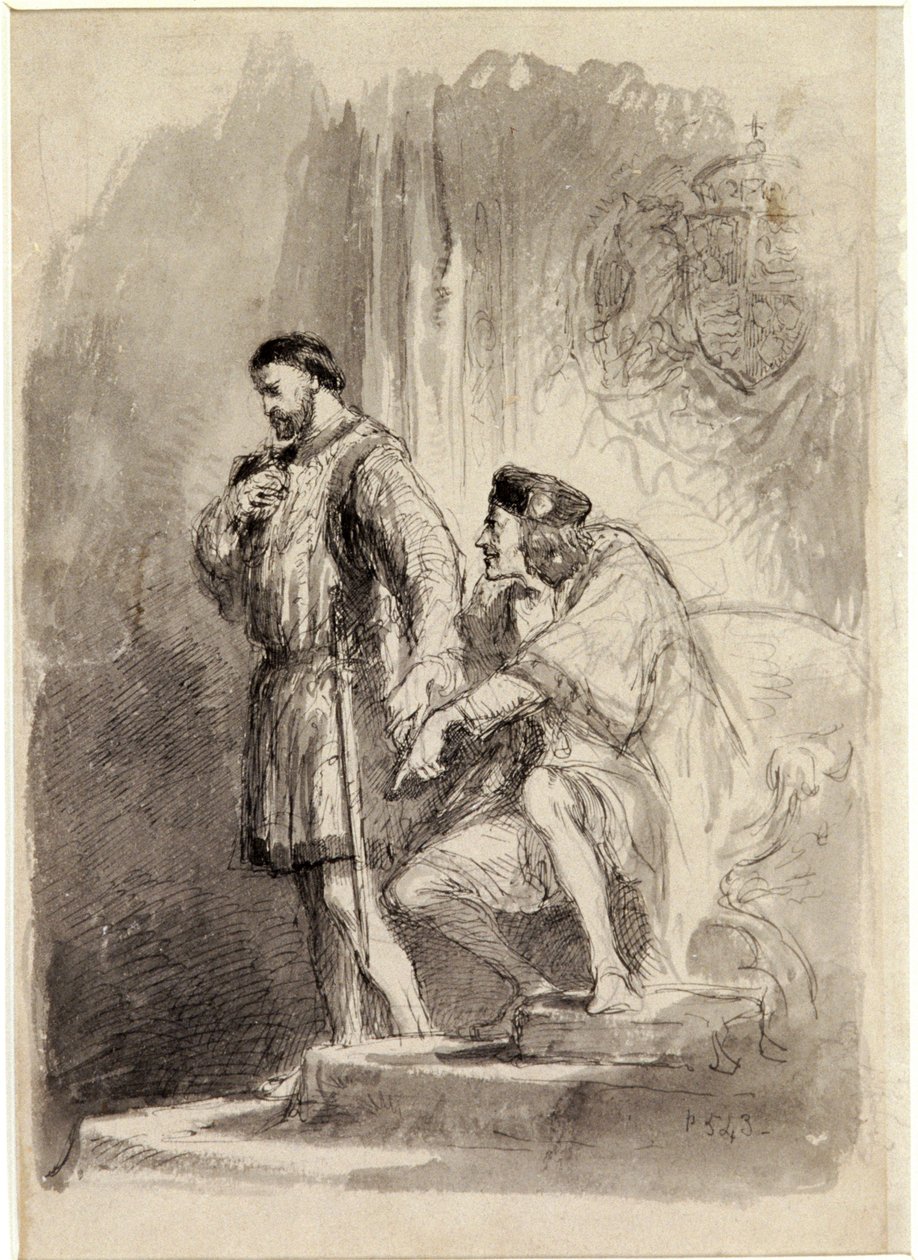 Kung Richard III, c1856-c1859 av Sir John Gilbert