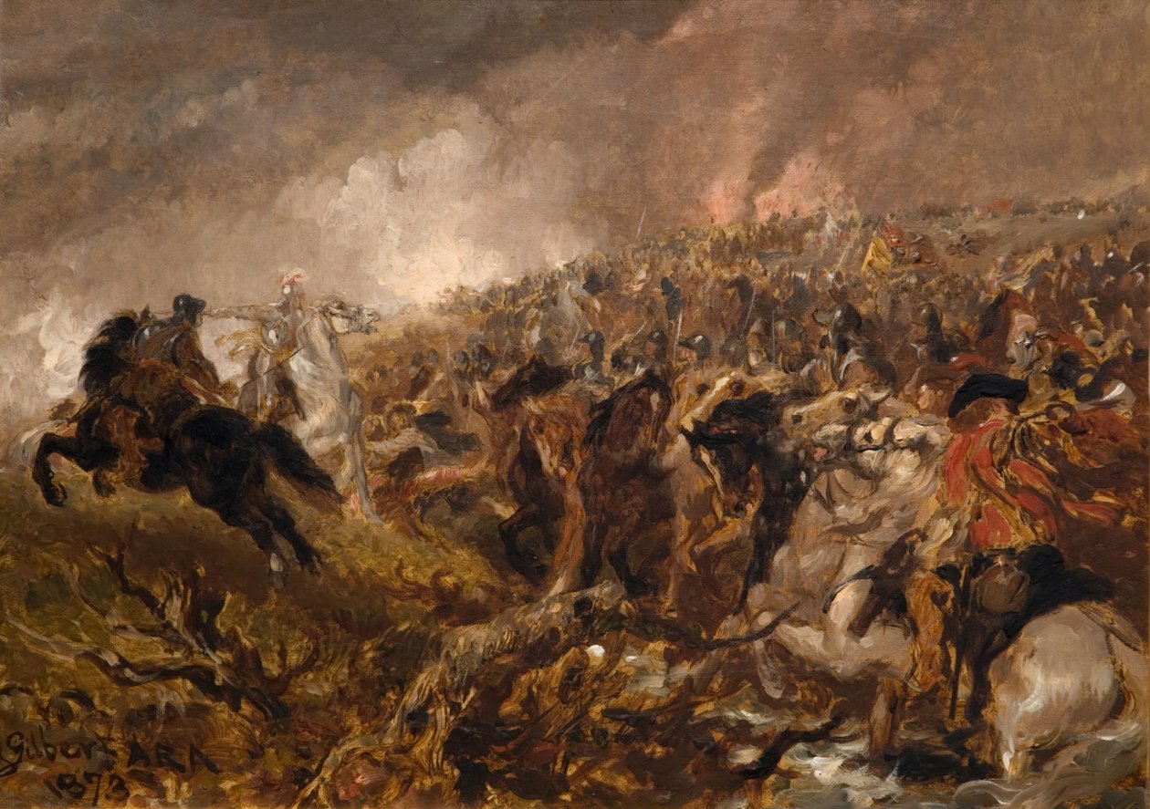 Förbereder sig för anklagelsen, 1873. av Sir John Gilbert