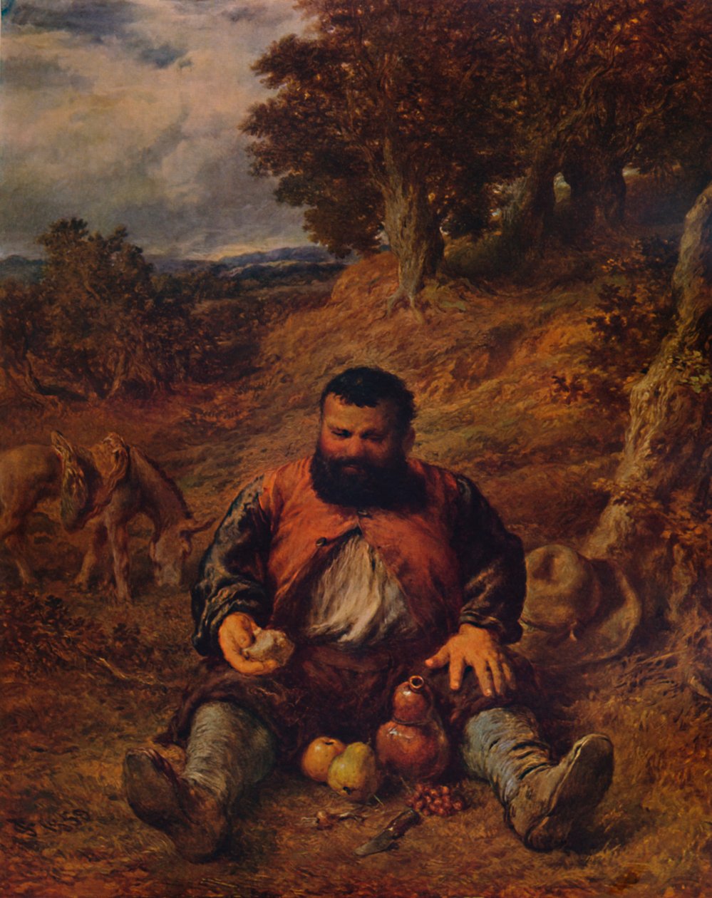 Sancho Panza, 1859, 1935 av Sir John Gilbert