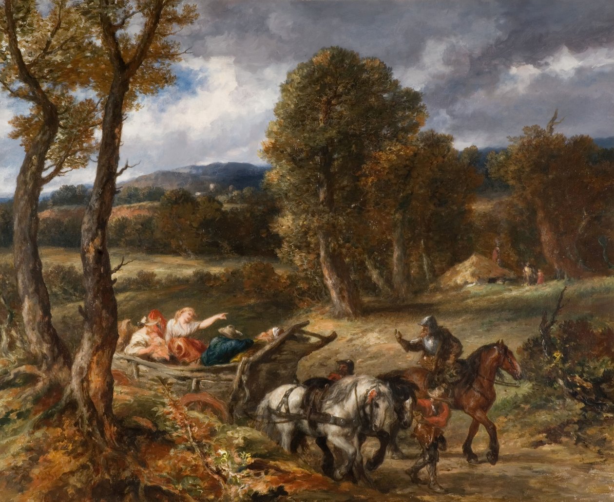 Bagagevagnen, 1884. av Sir John Gilbert