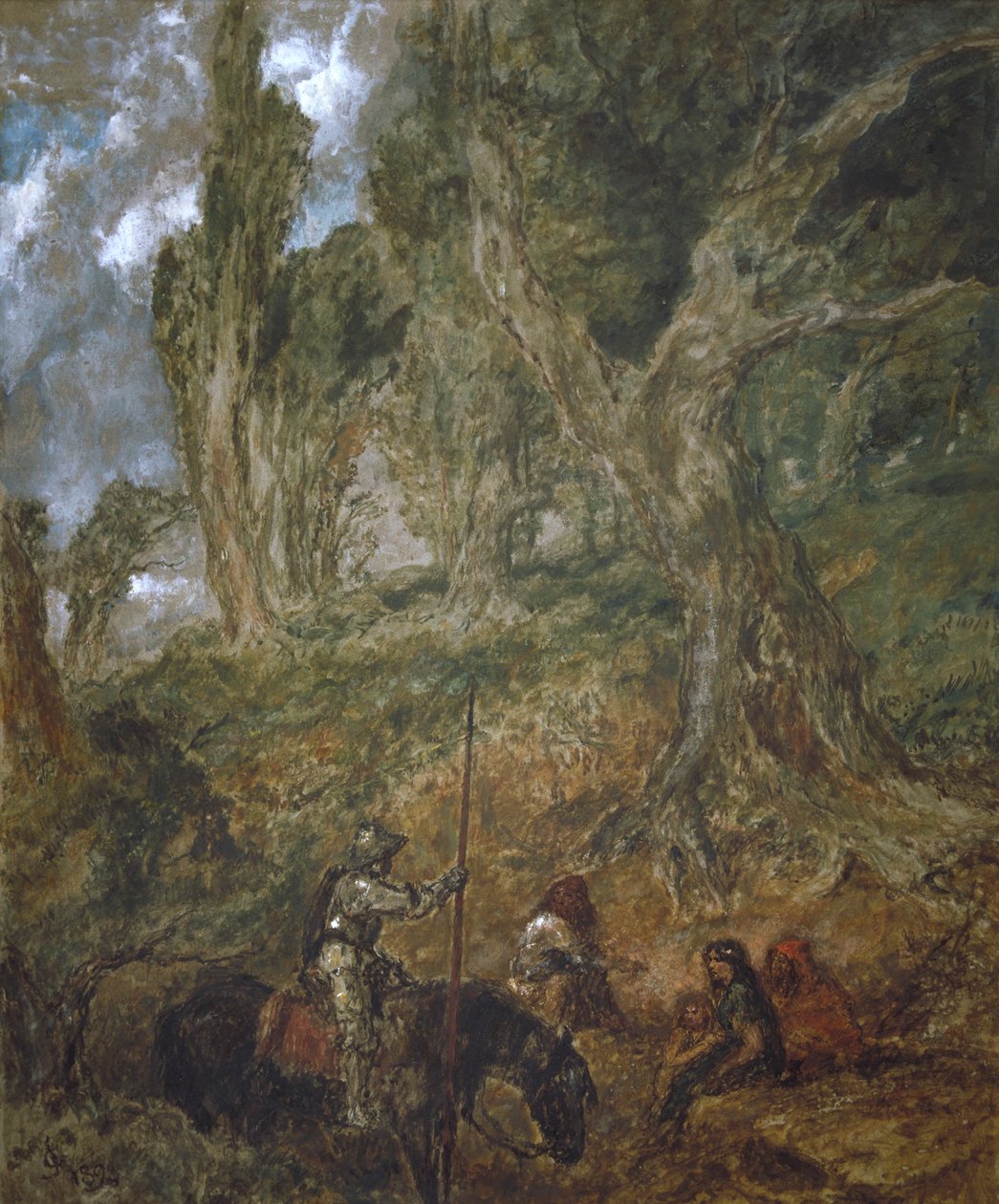 "Den förlorade vägen", 1894. av Sir John Gilbert