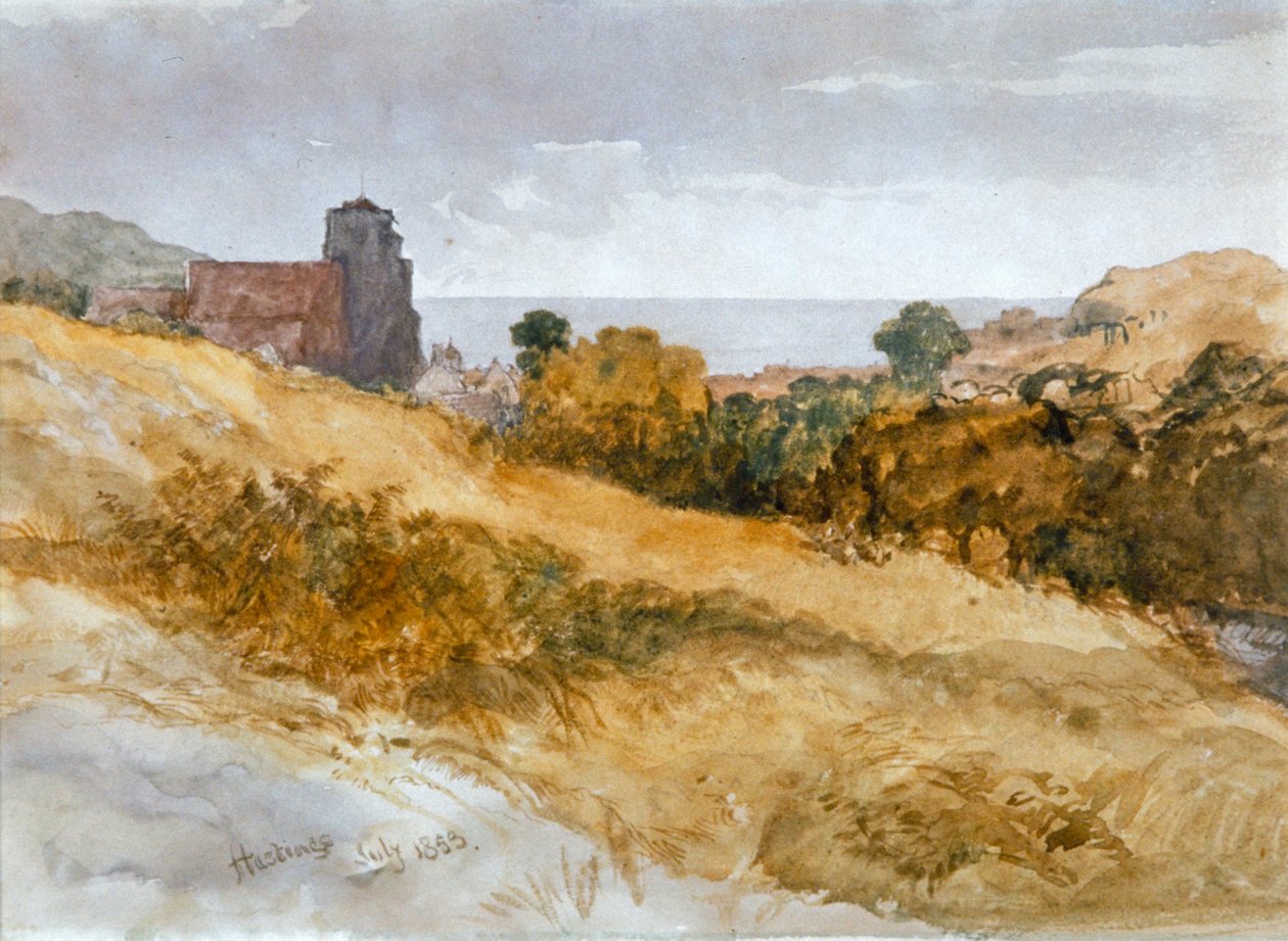 "Havet nära Hastings", 1853 av Sir John Gilbert