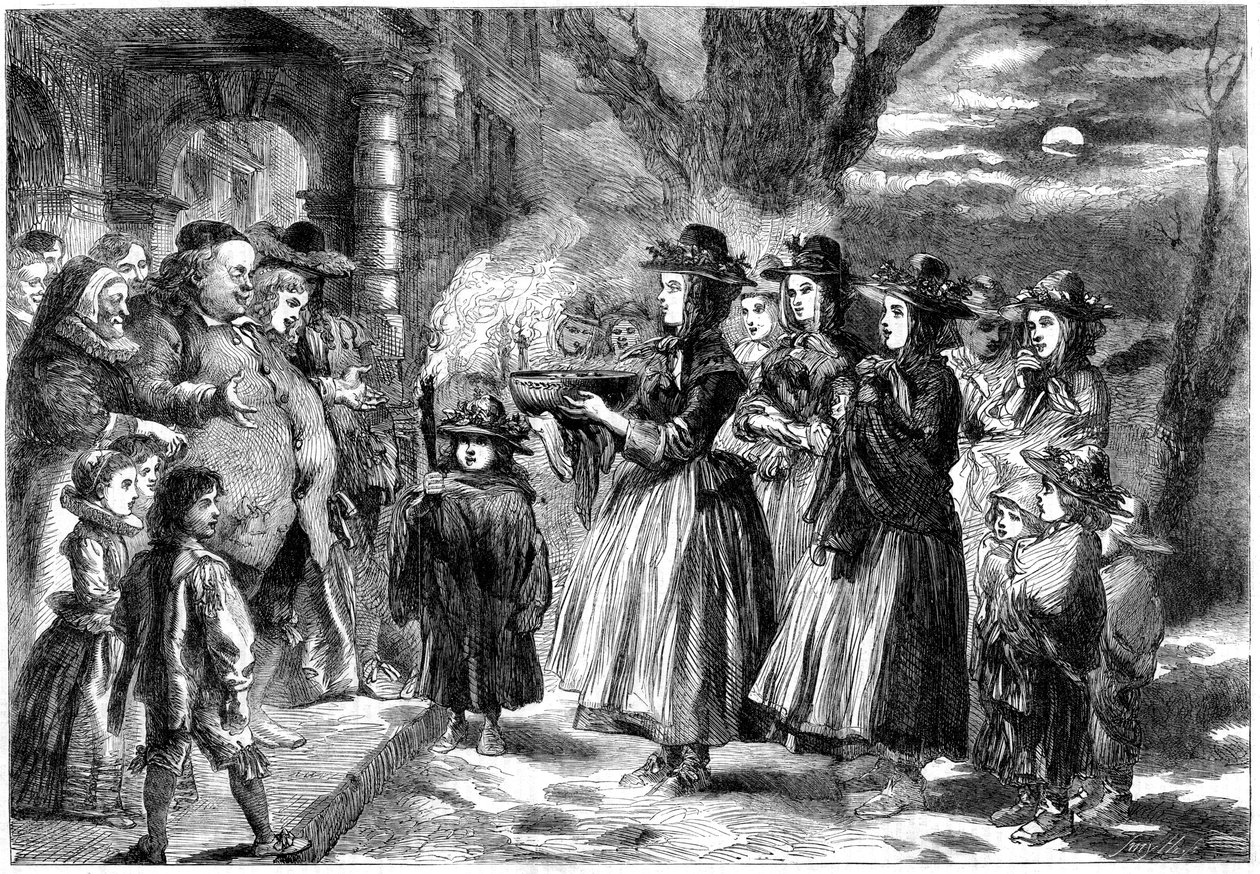 Wassail Bowl, 1860. av Sir John Gilbert