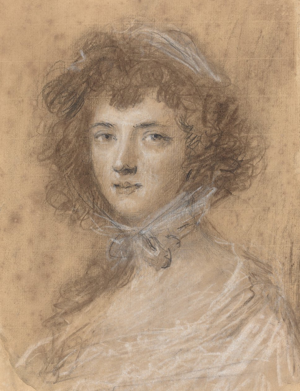 Huvud och byst av en kvinna av Sir Joshua Reynolds