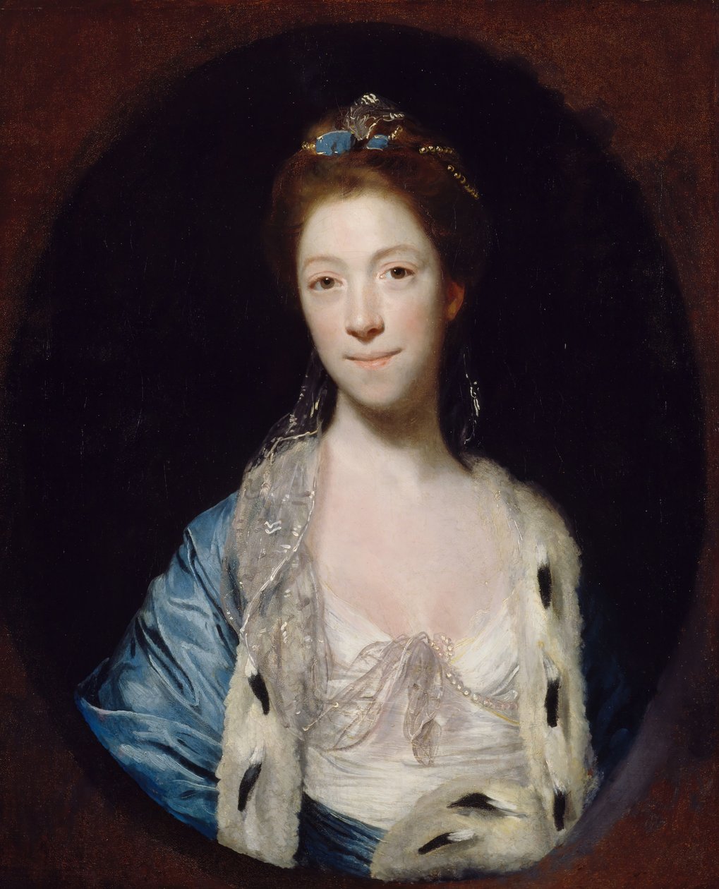Porträtt av fru Luther, 1766. av Sir Joshua Reynolds