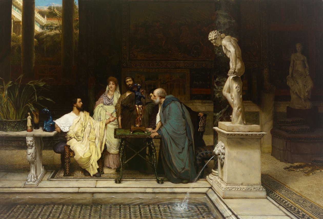 En konstälskare av Sir Lawrence Alma Tadema