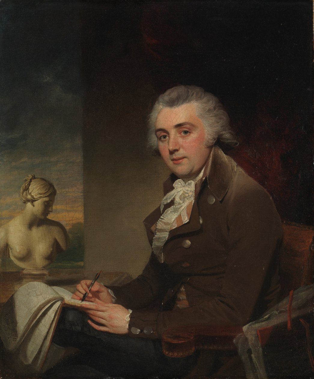 Edward Miles 1752-1828. av Sir William Beechey