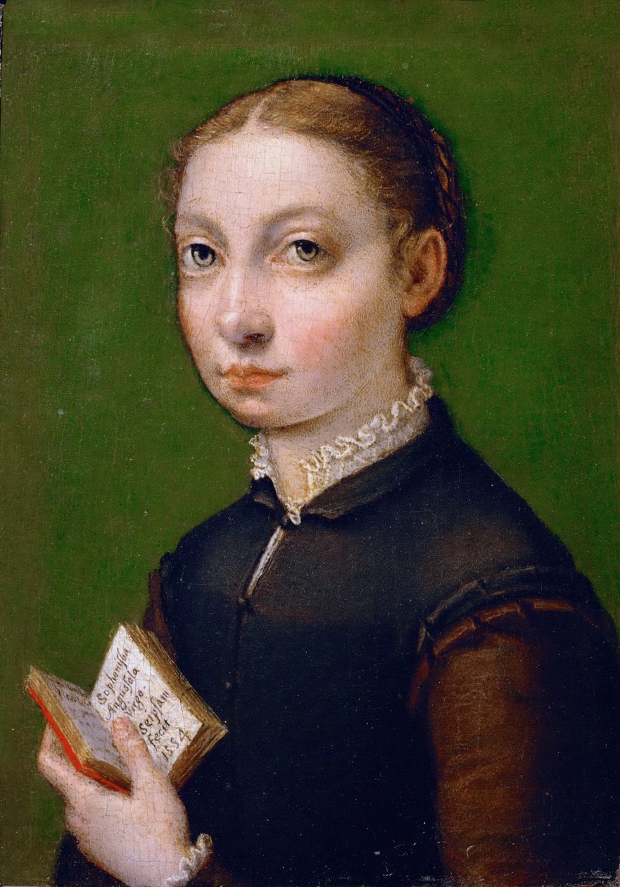 Självporträtt, 1554 av Sofonisba Anguissola