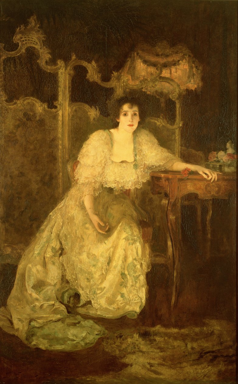 Patrick Campbell (1865-1940) som Paula Tanqueray, 1894 av Solomon Joseph Solomon