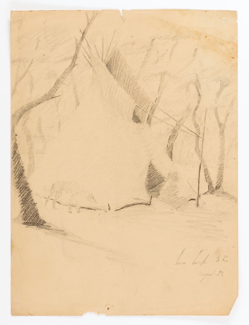 Crow Creek, S.D. av Solon H. Borglum