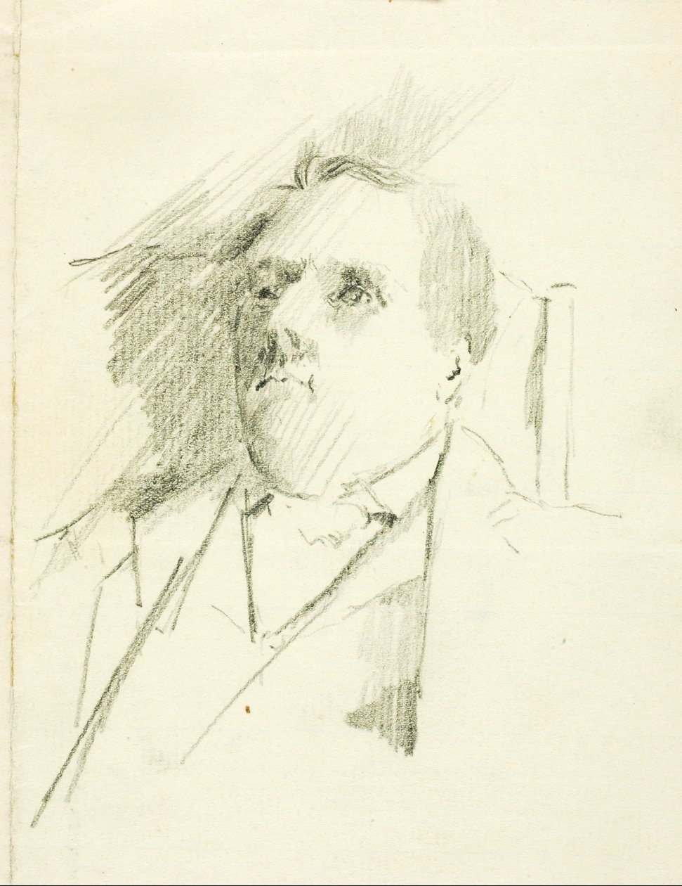Porträttstudie av Solon H. Borglum