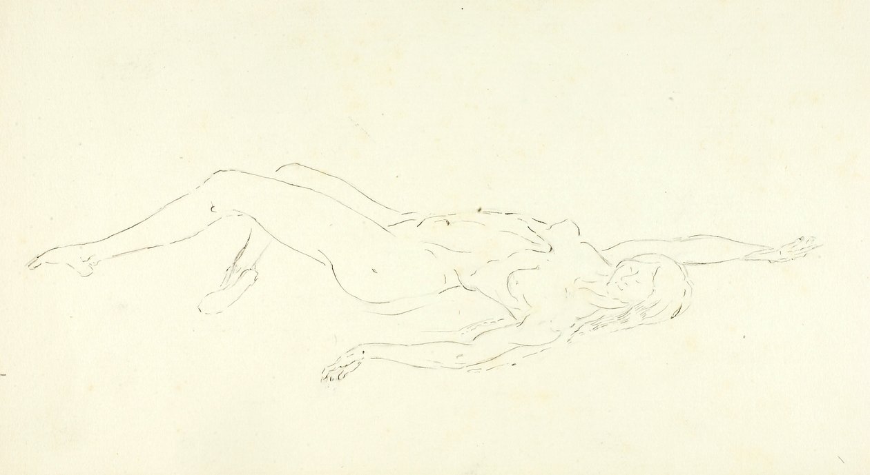 Simma naken, "The Plunge" av Solon H. Borglum