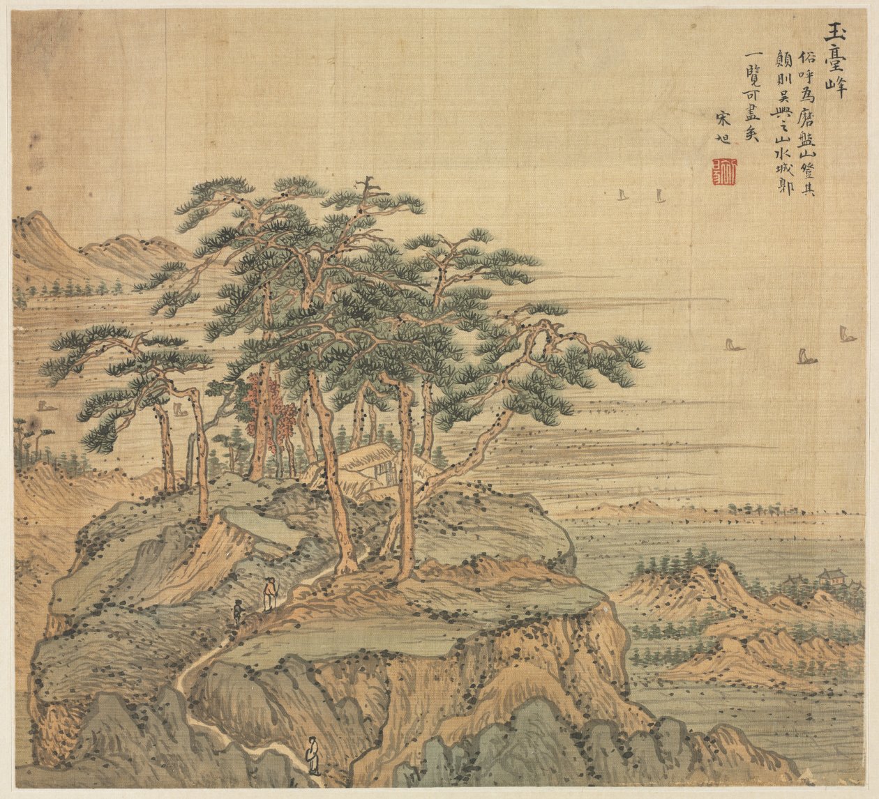 Yutai Peak Jade Terrace Peak, 1500-tal. av Song Xu