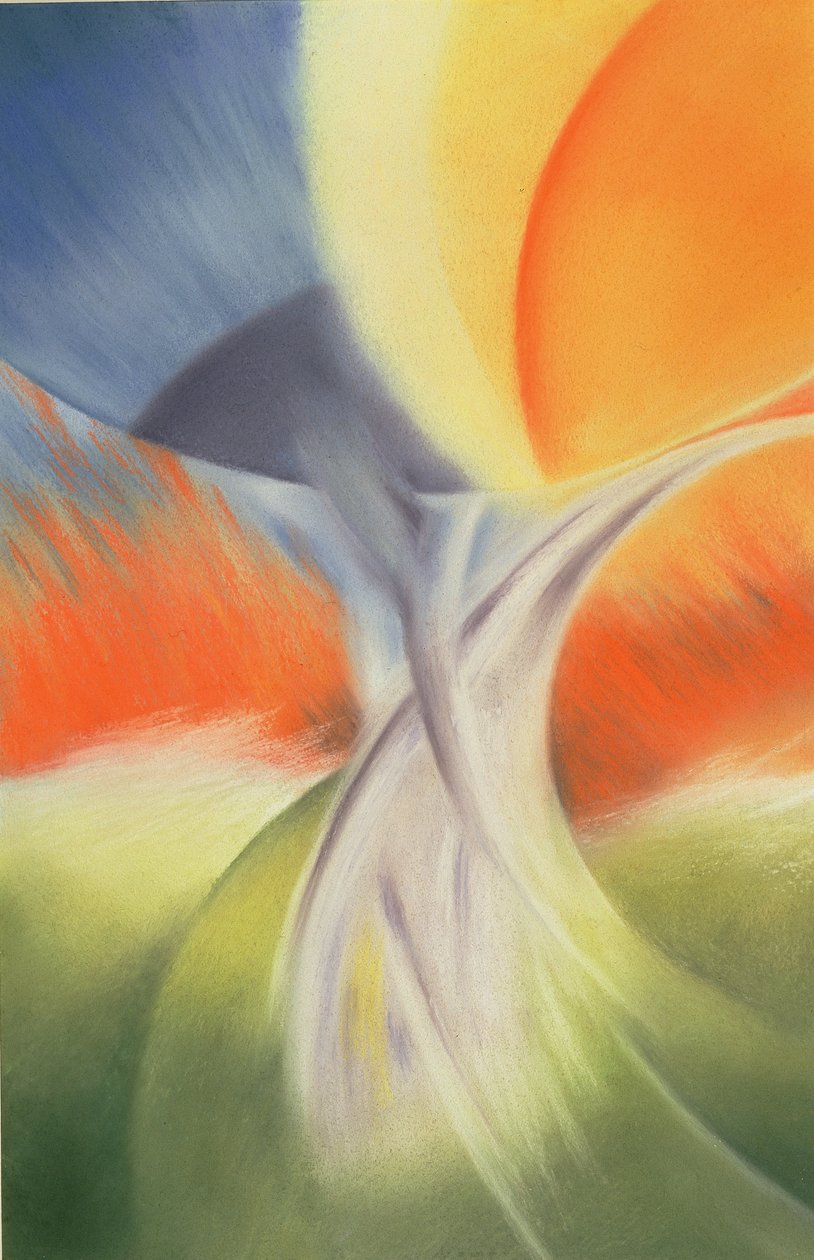 Ecstasy, 2000 (pastell på papper) av Sophie Hacker