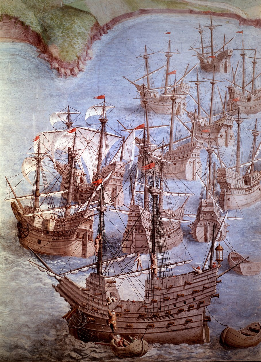 Expeditionen till ön Terceira, 1582 av Spanish School