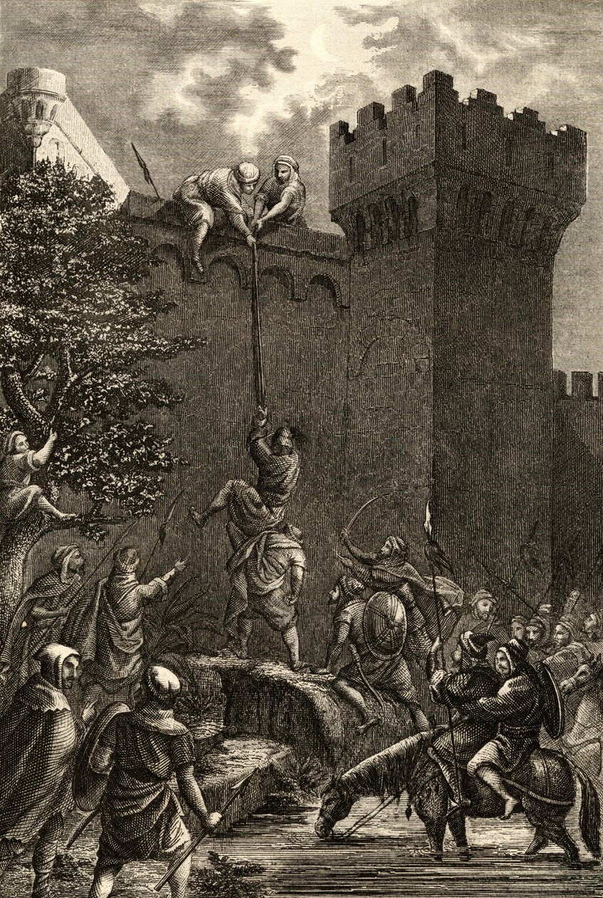 Arabernas intagande av Cordoba år 712 e.Kr av Spanish School