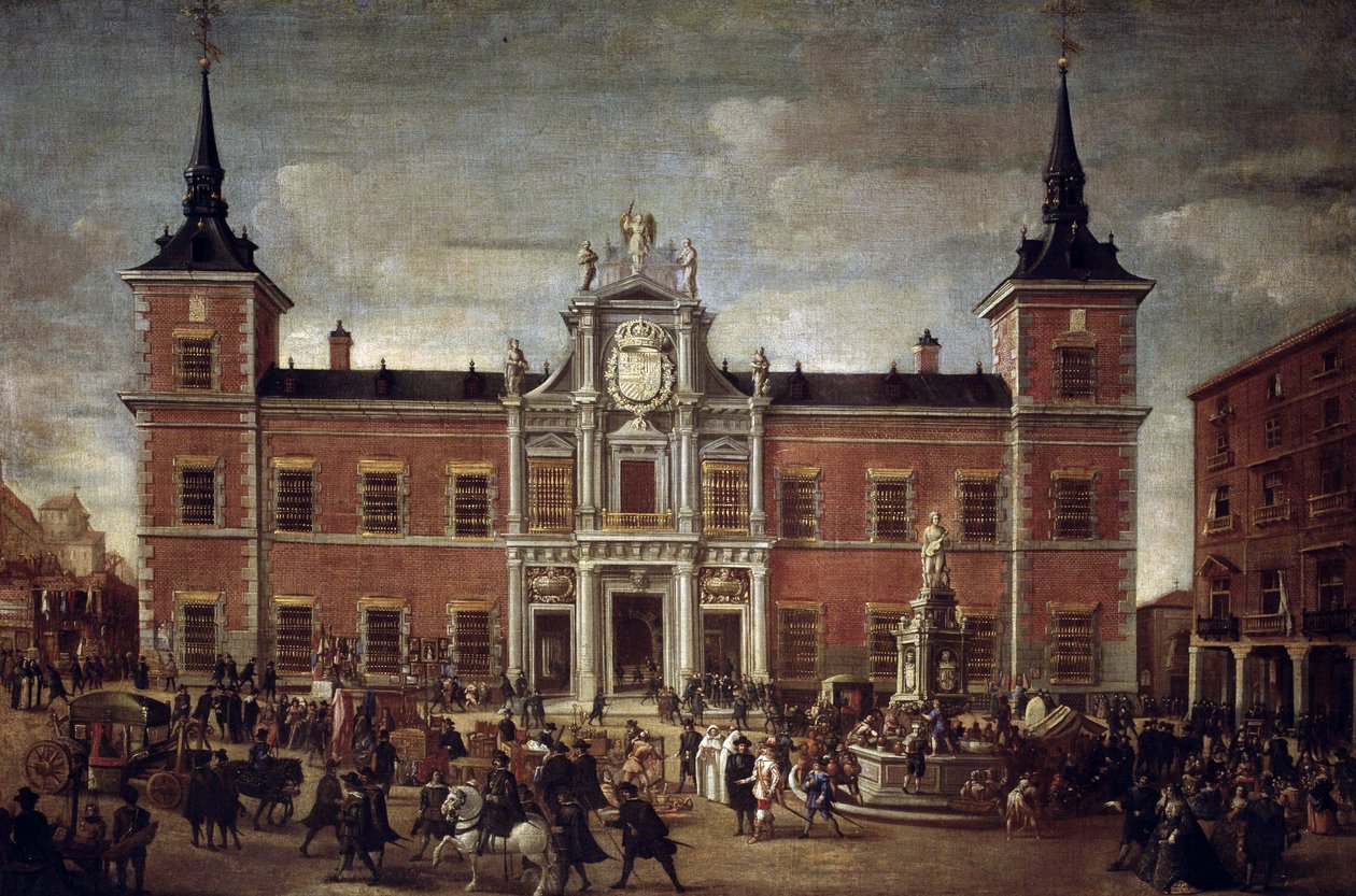 Domstolsfängelset, Madrid av Spanish School