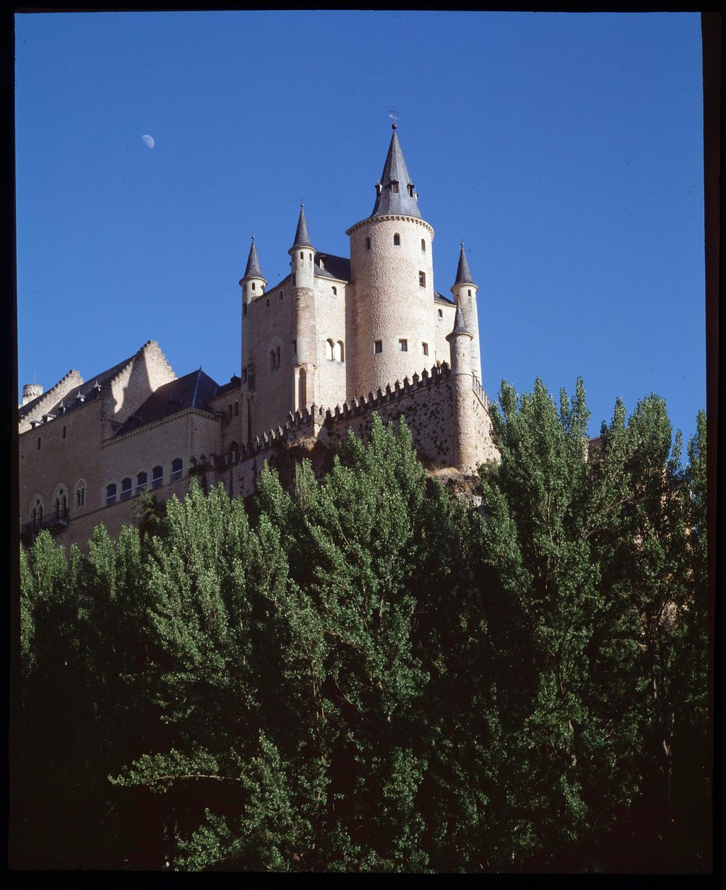 Utsikt över alcazar av Spanish School