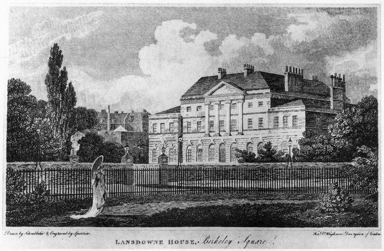 Lansdowne House, Berkeley Square, London, c1800-talet 1907. av Sparrow