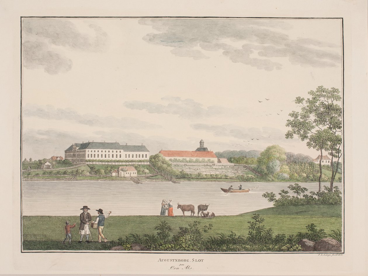 Augustenborgs slott på ön Als av Søren L. Lange