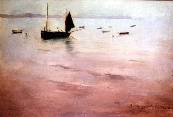 Becalmed av Stanhope Alexander Forbes