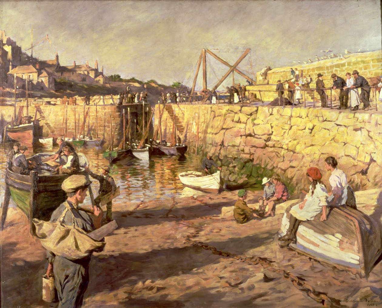 Inredning, Mushålshamnen av Stanhope Alexander Forbes