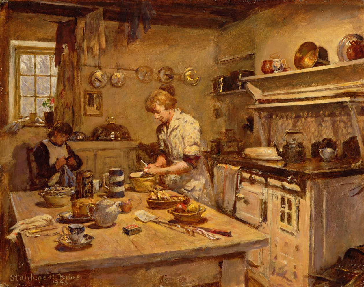 I köket av Stanhope Alexander Forbes