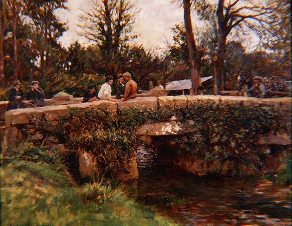 Relubbus Bridge av Stanhope Alexander Forbes