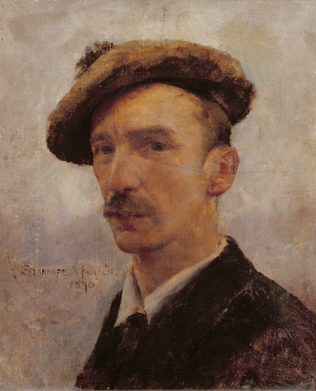Självporträtt av Stanhope Alexander Forbes