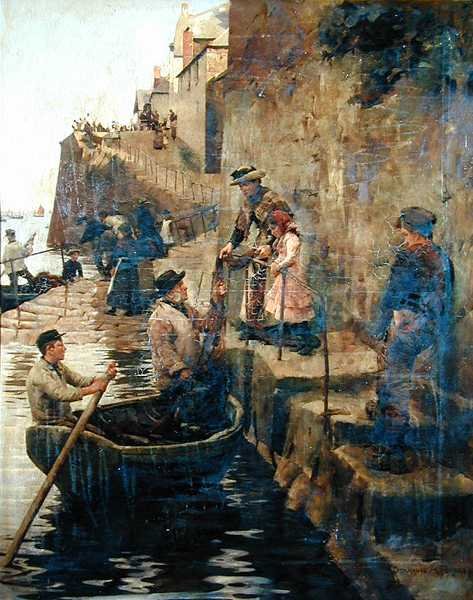 The Slip (olja på duk) av Stanhope Alexander Forbes