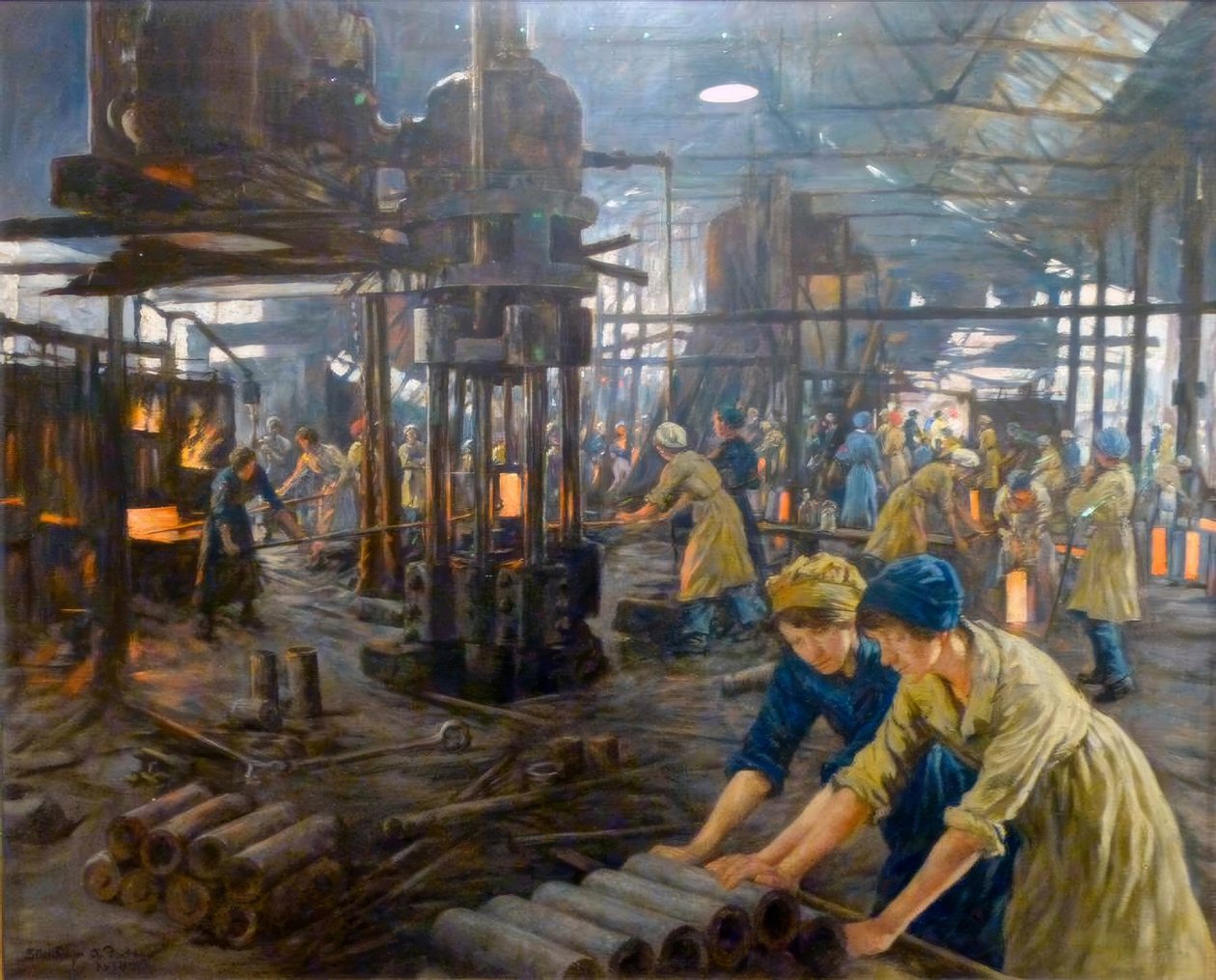 Ammunitionstjejerna av Stanhope Forbes