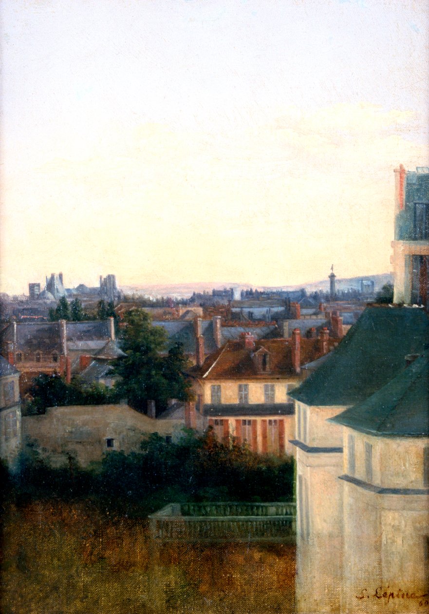 Landskap med en bro, c1870 av Stanislas Lepine