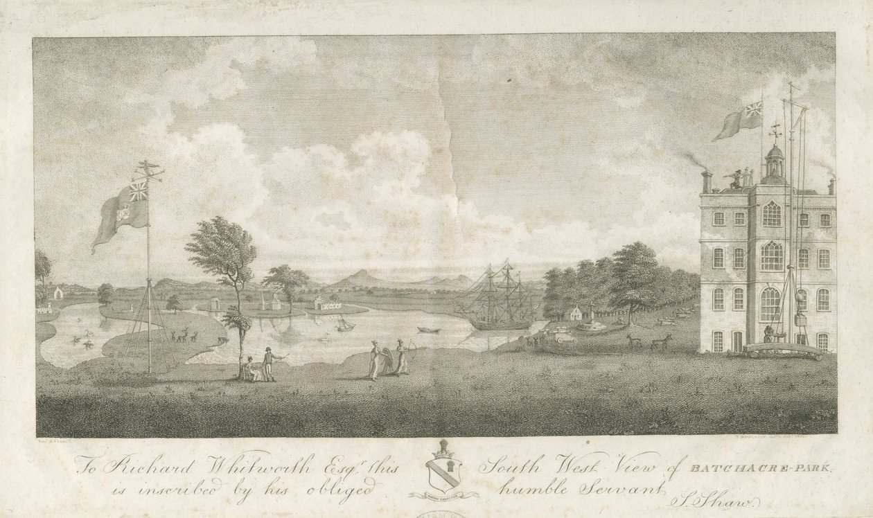 Batchacre Park House: gravyr av Stebbing Shaw