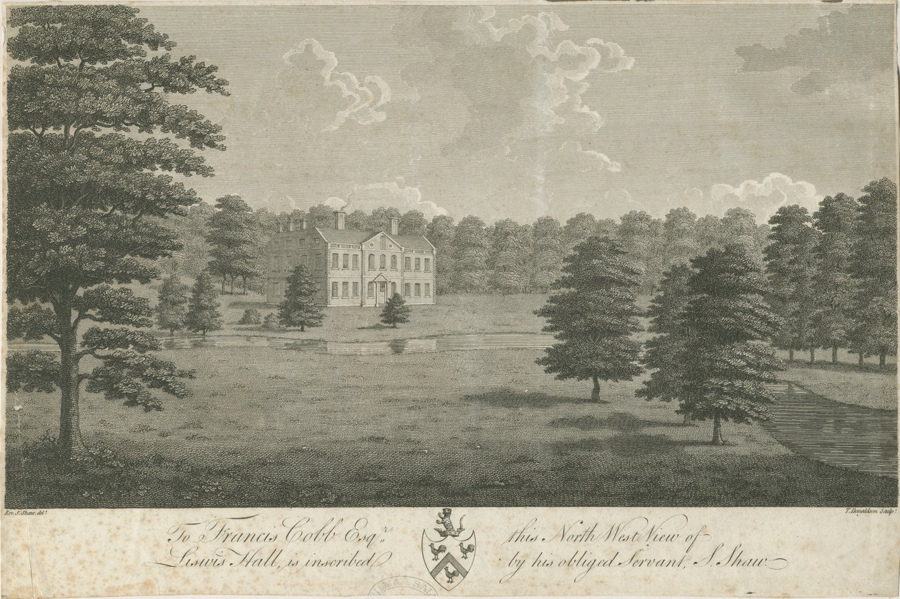 Lysways Hall: gravyr, nd [1762-1802] (tryck) av Stebbing Shaw