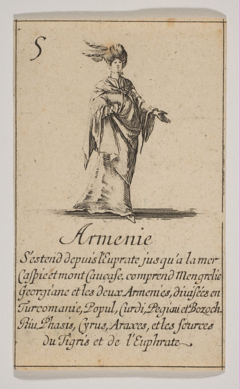 Armenien, 1644. av Stefano della Bella