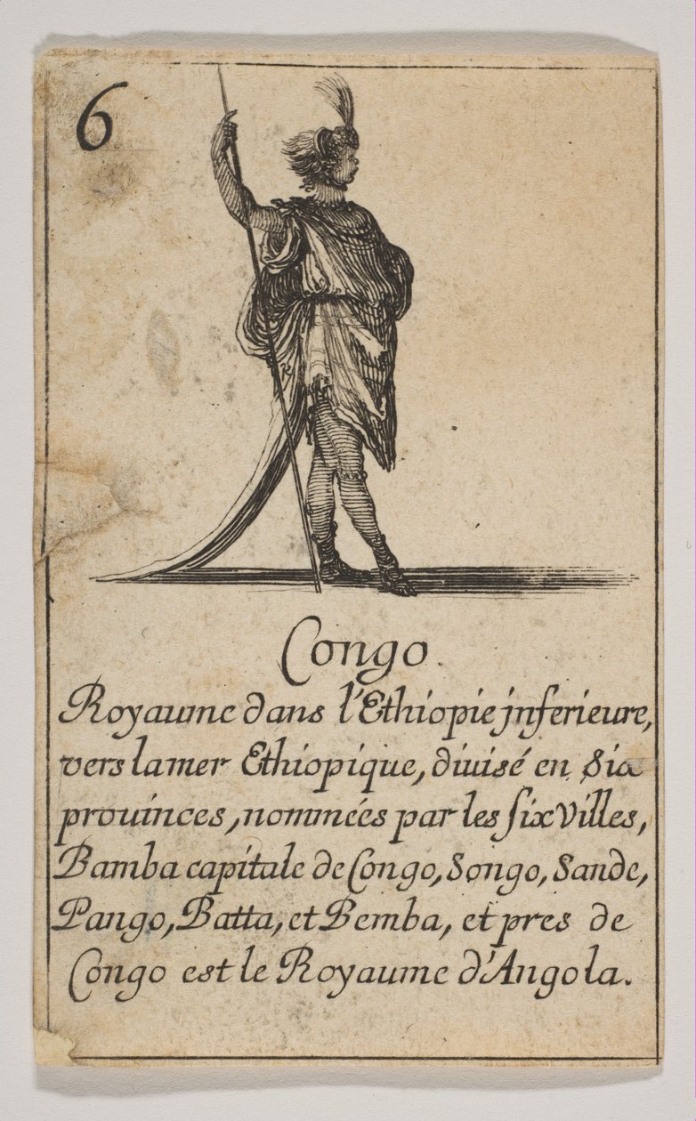 Kongo, 1644. av Stefano della Bella