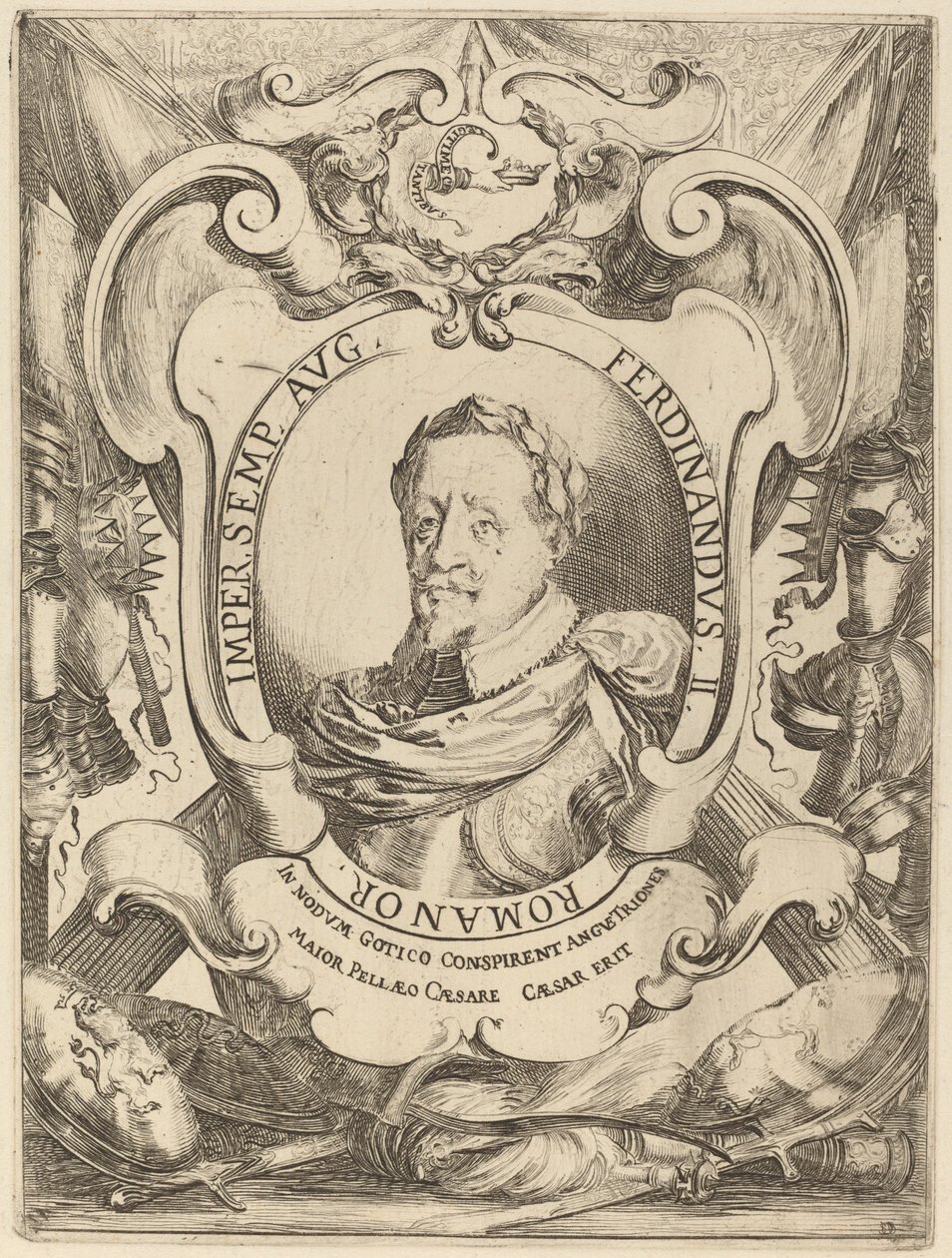 Kejsar Ferdinand II av Stefano della Bella