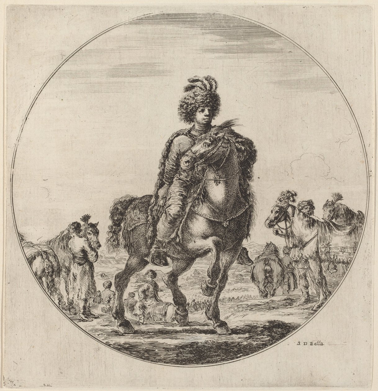 Ungersk kavaljer. av Stefano della Bella