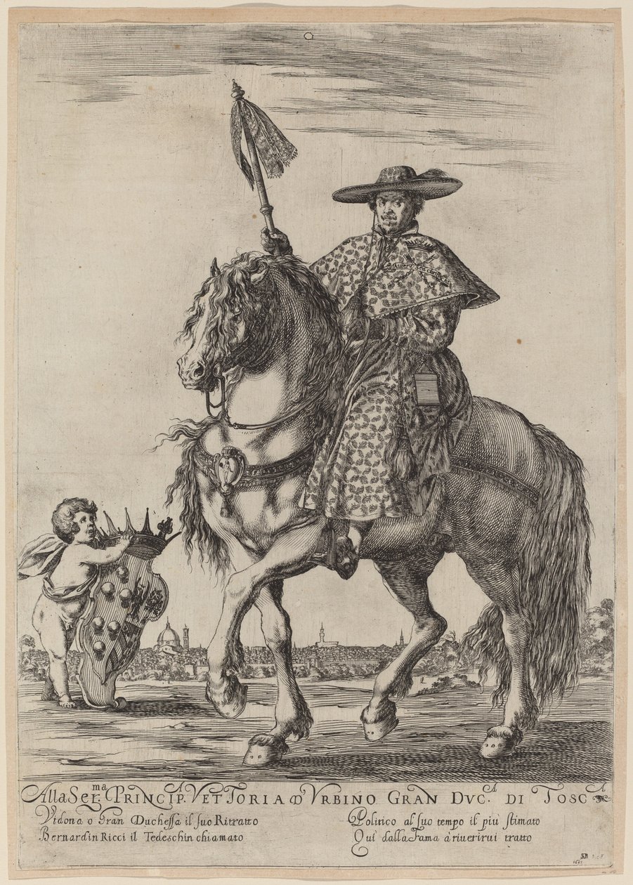 Tysken, 1637. av Stefano della Bella