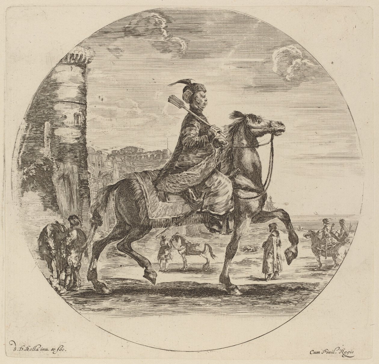 polsk kavaljer. av Stefano della Bella