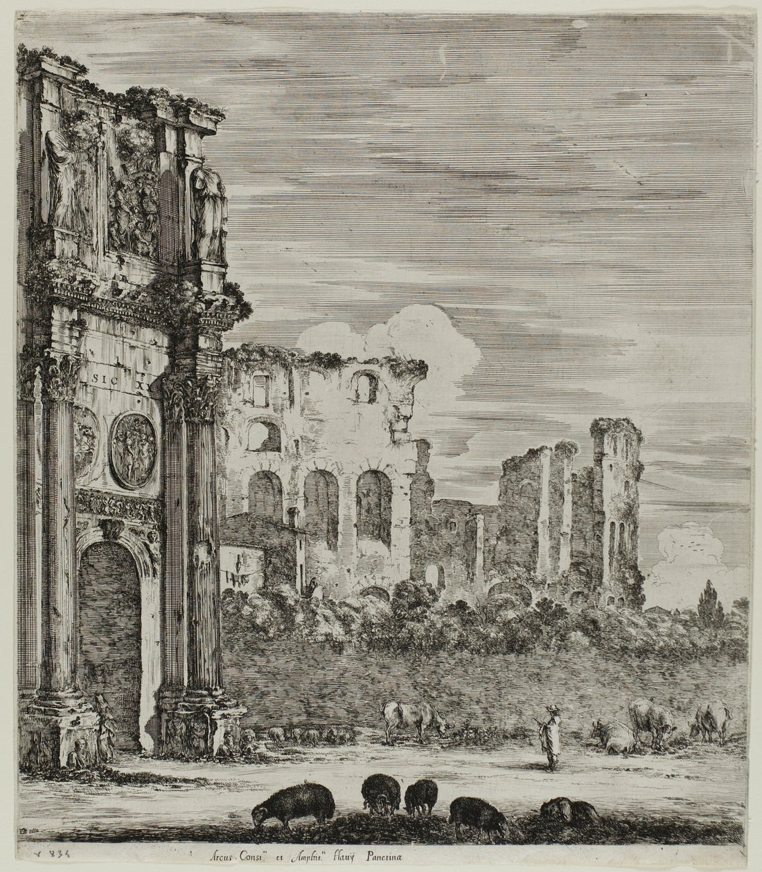 Konstantins båge av Stefano della Bella