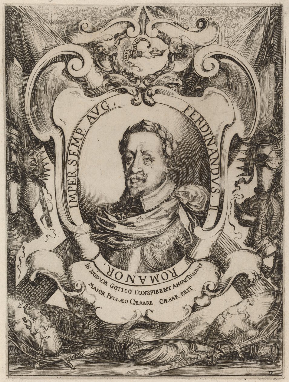 Kejsaren Ferdinand II, 1637. av Stefano della Bella