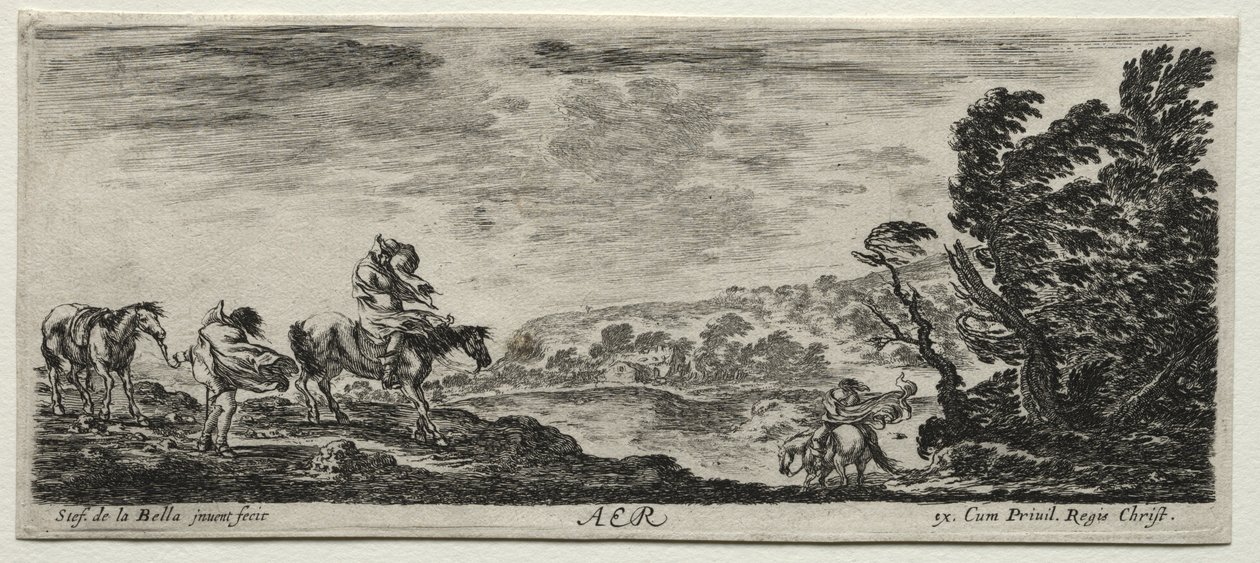 De fyra elementen: Aer. av Stefano della Bella