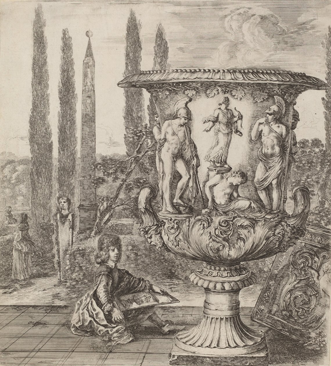 Mediciens vas, 1656. av Stefano della Bella