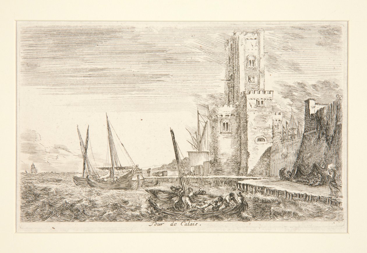 Tornet i Calais av Stefano della Bella