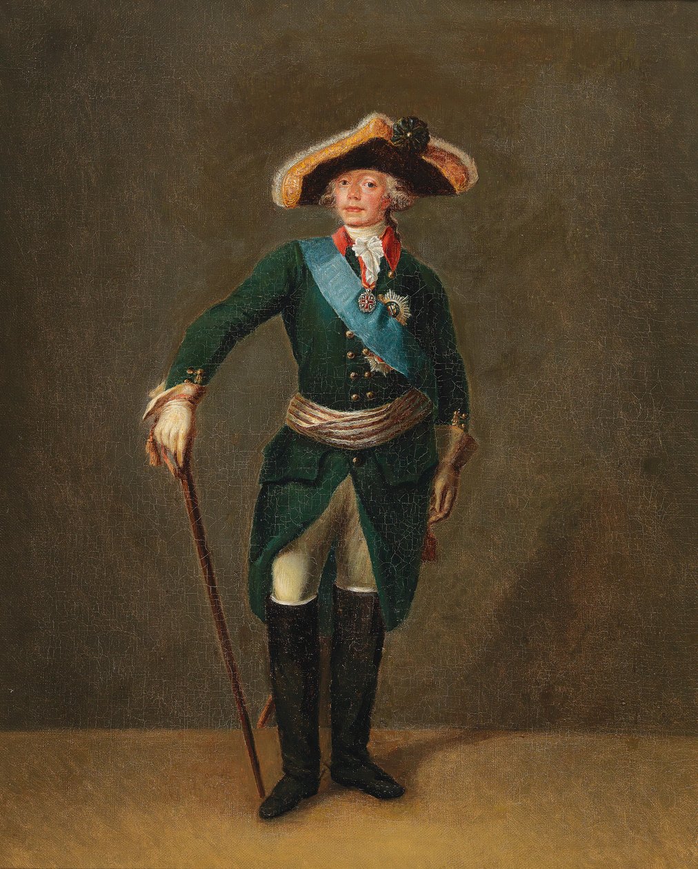 Porträtt av Paul i av Stepan Semenovich Shchukin