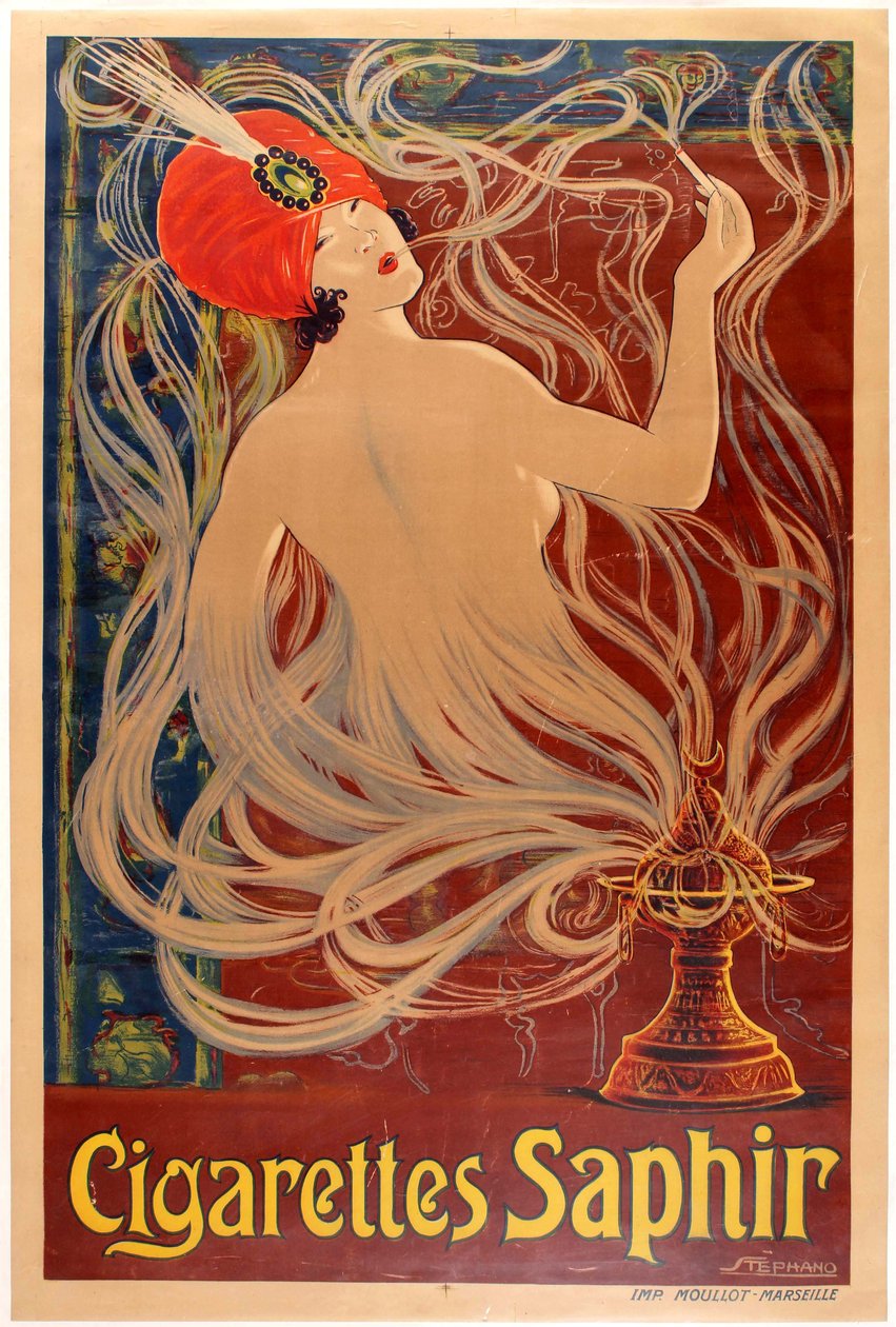 Safircigaretter, 1910. av Stephano