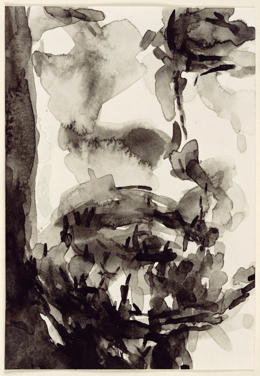 Face, 2001 (wc på papper) av Stephen Finer