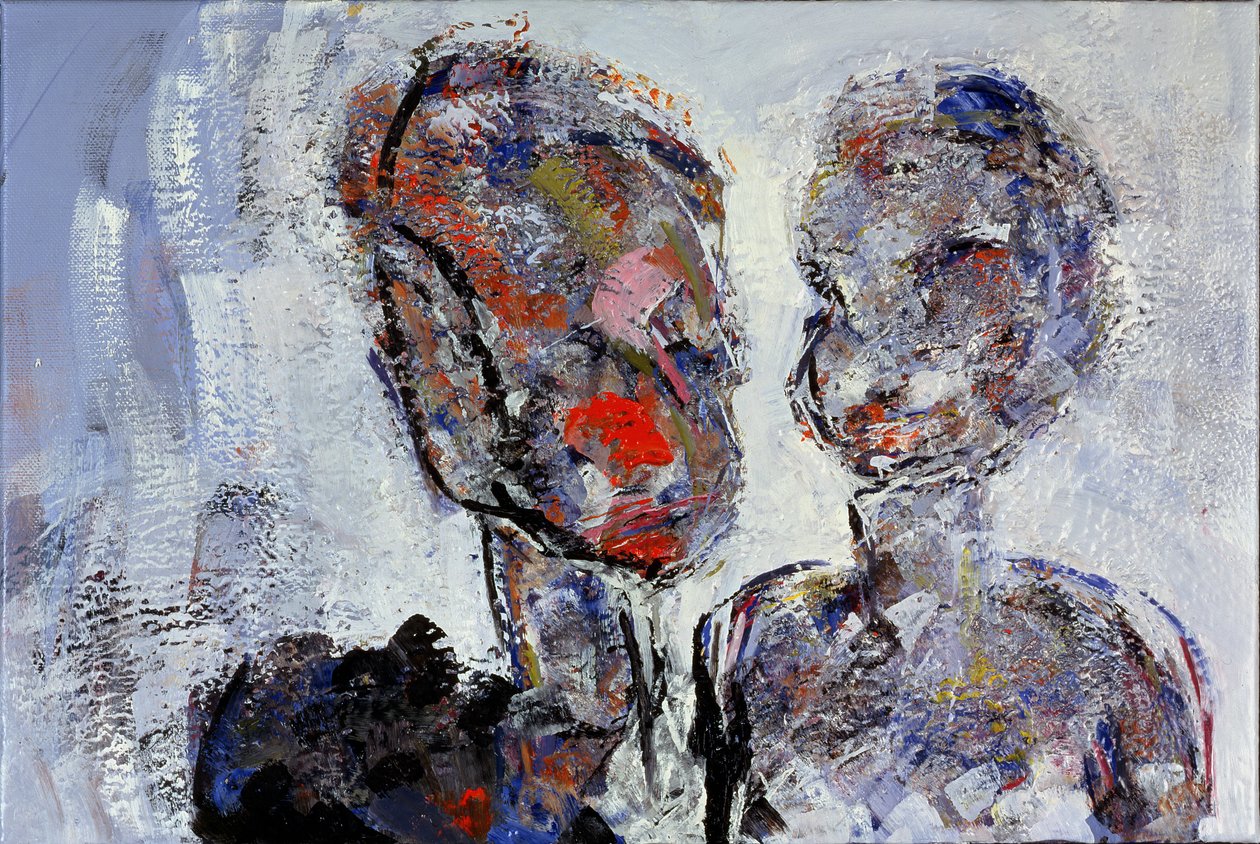 Patrick Garland och Alexandra Bastedo, 1998 av Stephen Finer
